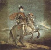 Philip III on Horseback (df01) Diego Velazquez